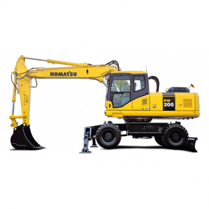 Экскаватор KOMATSU полноповоротный колесный (объем ковша 1,2 куб.м)